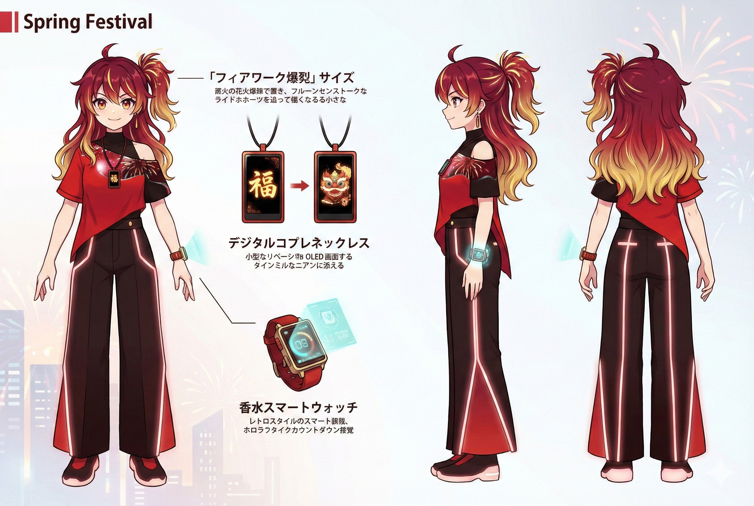 春節角色設定圖