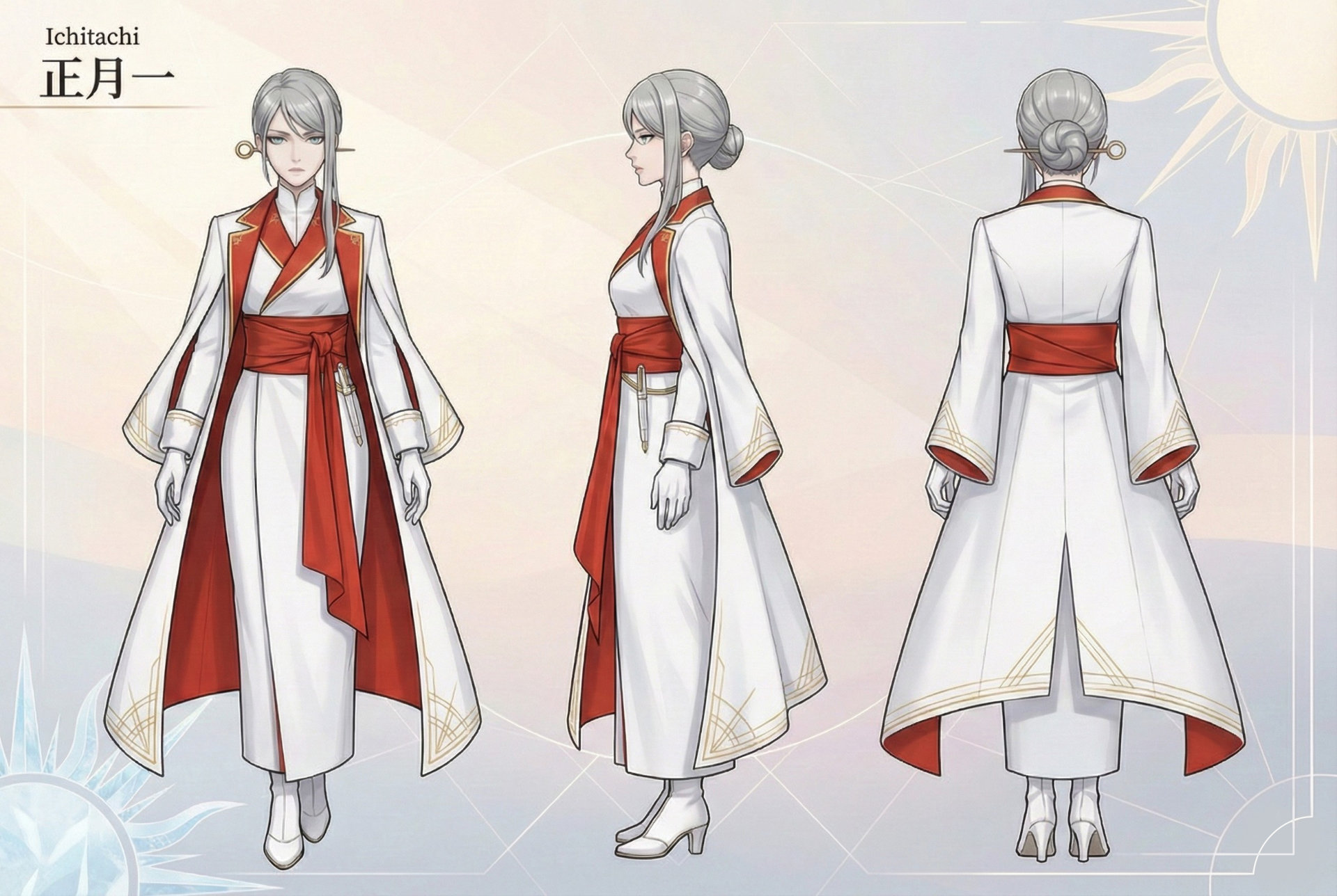 正月一角色設定圖